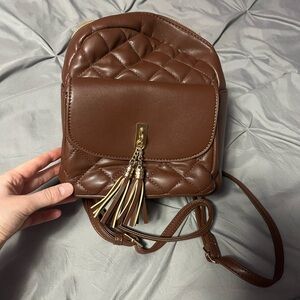 Brown Backpack Purse